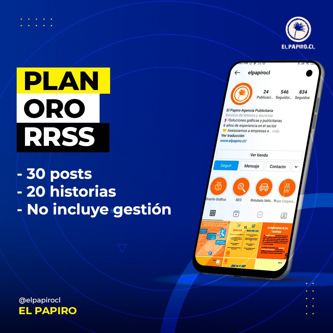 Plan Oro Redes sociales 1 El Papiro.cl Plan Oro Redes sociales