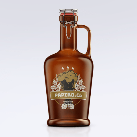 Growler 1,9 Lt. Cerveza Artesanal Valdivia